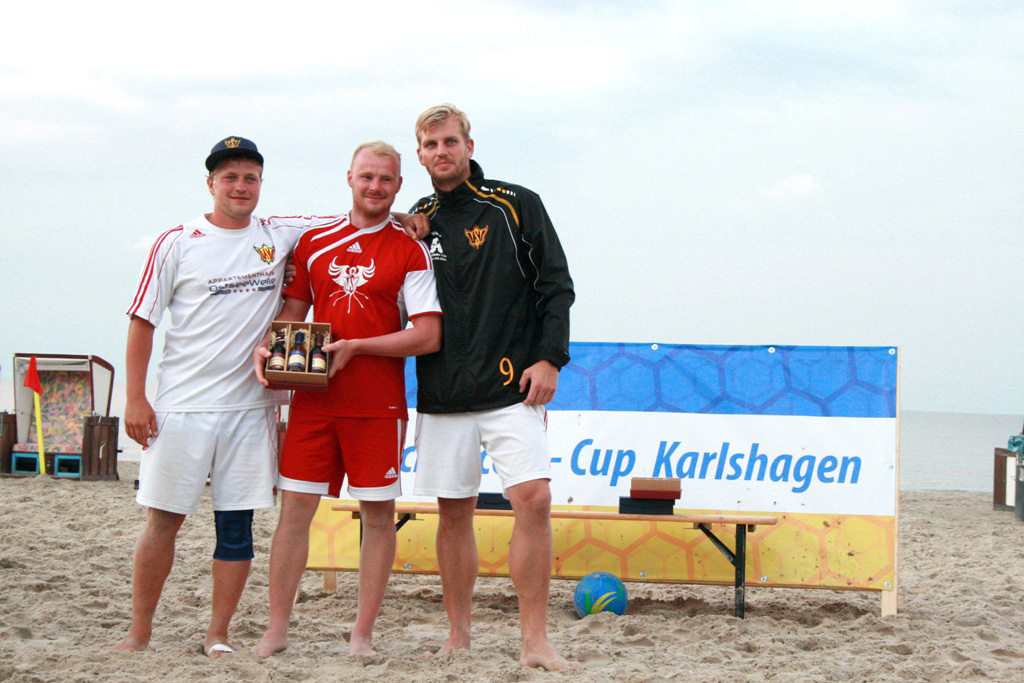 Beachsoccer-Cup Karlshagen Siegerehrung